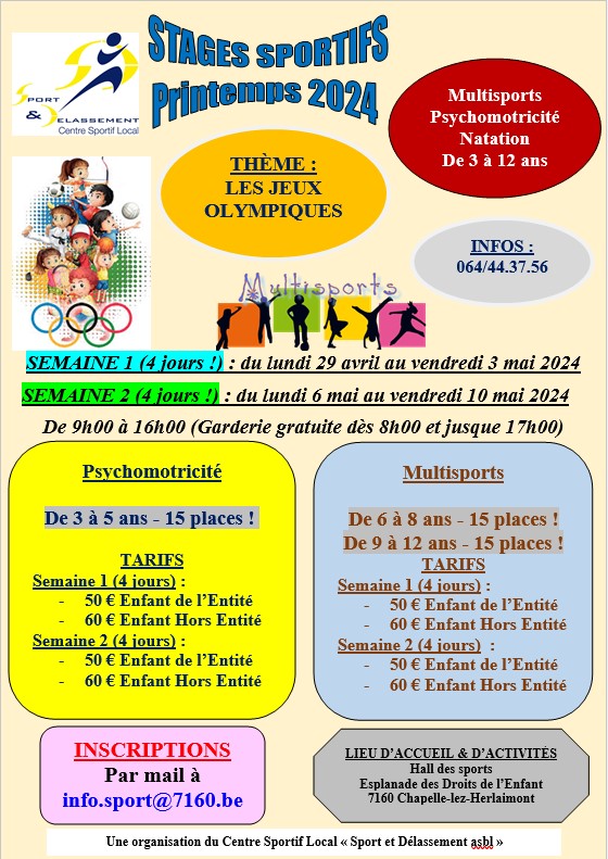 STAGES PRINTEMPS 2024 1